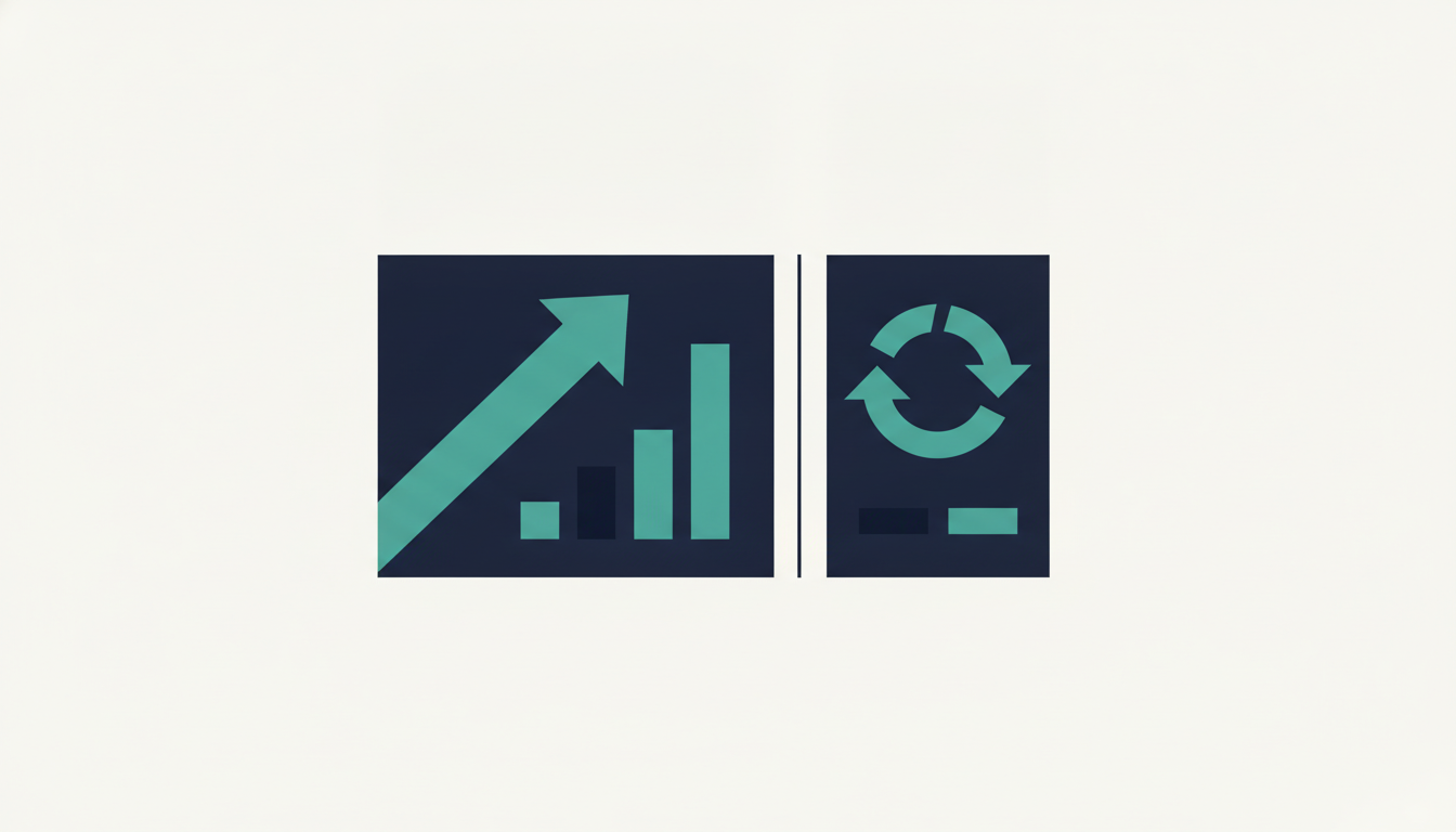 Illustration for: Shopify Rollouts explained: what the free app can't do
